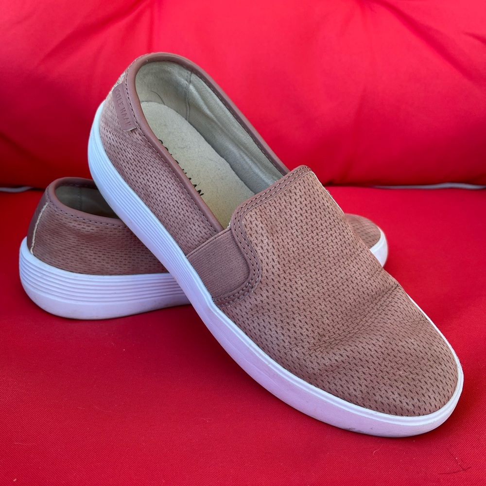 Cole Haan Pink Slip On Sneakers - size 8.5 - Smoke-free Home